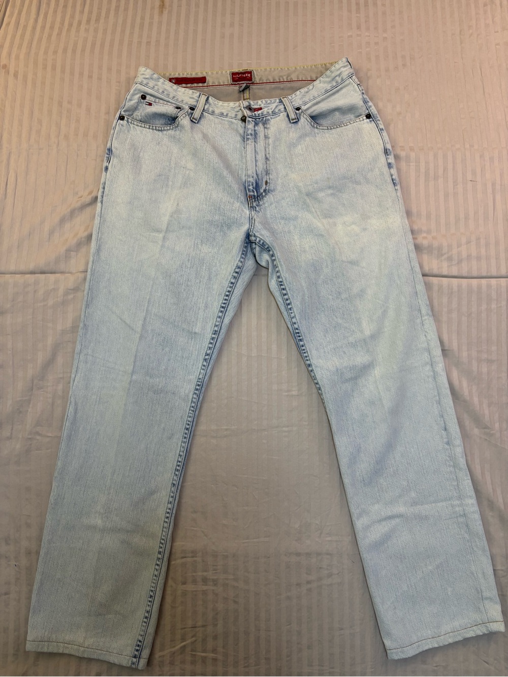 Tommy Hilfiger Vintage Mens Red Label Denim Jeans Freedom Fit 32x30 5-Pocket ‘04